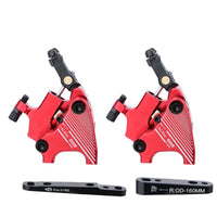 CNC-Machined Flat Mount Disc Brake Caliper Lightweight Hydraulic Disc Brake Caliper Smooth Hardware Quiet for Commuters