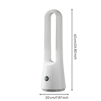 Bladeless Column Fan LED Display Bladeless Cooling Fan Home Appliance Timer Natural Wind for Indoor
