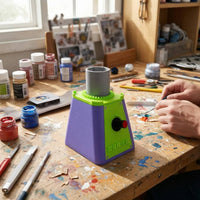 Model Paint Shaker 3D-Printed Electric Paint Shaker Craft Tool Rotary Switch Art Supply Tapered Body for Miniature Painters