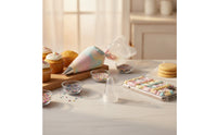 Star Piping Tip Translucent Decorating Tip with Threaded Base Tapered