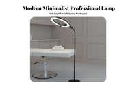 Foldable Design Shadowless Beauty Light 360 Degree Rotatable Head LED Lash Light Stable Base LED Esthetician Lamp Double Control for Nail Technicians Artists, Content Creators, Spa, Medical Facility, Home Studio, Workshop