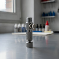 Knurled Airbrush Quick Connector Compact Airbrush Quick Release Coupler Long-Lasting Hardware Easy to Use for Airbrushing