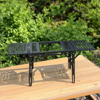 Compact Camping Table with Carry Bag Stable Table Sturdy Furniture Heavy-Duty for Campers, Overlanders, Picnic