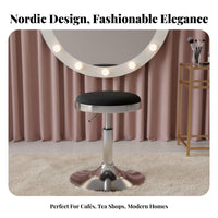 Adjustable Pedestal Stool Modern Design Bar Seat Backless Design for Cafe Owners