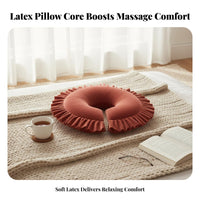 Slow Rebound Beauty Salon Chest Pillow Ergonomic U-Shaped Face Pillow Non-Deforming for Estheticians, Stomach Sleepers, Chiropractic Center