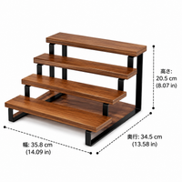 tiered display shelf