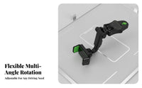Car Mirror Phone Holder 360° Rotation Adjustable Car Phone Mount Adjustable Cellphone Cradle Hands-Unrestricted