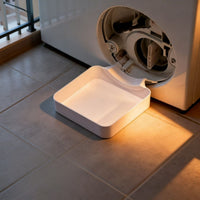 Washer Drain Tray with Front Cutout Low-Height Washing Machine Drain Pan Washing Machine Drain Tray Easy to Install Tough