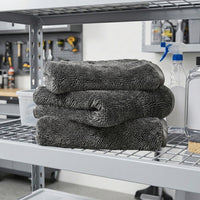 AB Yarn Microfibre Cloth and Microfibre Towel, Absorbent Car Towel for Removal, Multi-Purpose Microfiber Cleaning Tool with Hanging Loop
