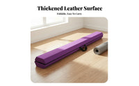 Lightweight Foldable Balance Beam Cushioned Padding Folding Balance Beam Non-Slip Base High Density Foam for Children, Toddlers, Beginners, Training, Playroom, Studio, Backyard
