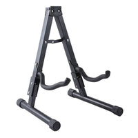 Space-Saving Foldable Guitar Stand Anti-Slip Feet Triangular Guitar Stand Padded Protection for Travel, Studio, Stage