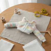 Colorful Knit Doll Front Zip 20cm Doll Sweater for BJD Hobbyists