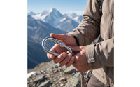 Oval Carabiner with Screw-Locking Large-Opening Quick with Link Screw Lock for Arborists