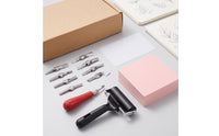 Linocut Starter Kit Complete Carving Kit with Rubber Blocks Interchangeable Linocut Tools Set for Hobby Artists, Craft Projects