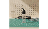 10 Pieces 30 Cubic Centimeter Bottle Angled Nozzle Refill Bottle Ribbed Screw Cap Containers