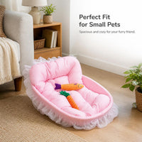 All-Season Pet Bed for Cats and Small Dogs, Washable and Lightweight