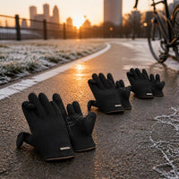 Men's Winter Warm Cycling Gloves with Windproof, Non-slip, and Touchscreen Features