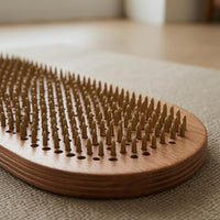 Wooden Foot Massage Board Tree Engraving Foot Massage Board Relaxation Tool Extended Physical Wellness Acupressure