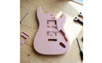 Guitar Body Blank Pre-Pre-Cut Electric Guitar Body Personalization for Luthier