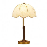 Table Lamp with Pull Chain Table Lamp with cloth Shade Decorative for Readers