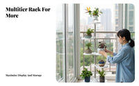 Space-Saving Hanging Railing Rack Anti-Rust Hanging Railing Basket Weather-Resistant Balcony Shelf Adjustable Hooks for Apartment Dwellers, Gardeners, Homeowners, Patio, Porch, Window, Fence