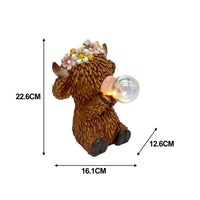 Creative Design Solar Duck Statue Weatherproof Resin Duck Garden Light Waterproof Solar Lantern Statue Warm Radiance for Yard, Patio