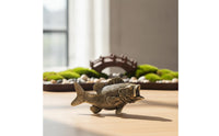 Bass Figurine Brass Fishes Figurine Miniature Fishes Sculpture for Desk
