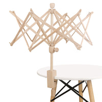 Umbrella Yarn Swift Adjustable Wooden Yarn Crafting Tool for Crocheters