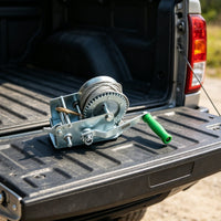 Hand Crank Winch Portable Hand Operated Winch Heavy Duty Pulling Tool for Professionals, Industrial Site, Dock, Mine