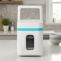 Cooling and Heating Mini Fridge Compact Mini Refrigerator Thermoelectric Tabletop Fridge Electric for Students, Professionals, Commuters, Bedroom