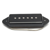 2 Pieces Vintage Design Dog Ear P90 Pickup Black Cover Electric Guitar Part