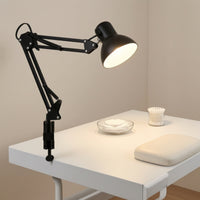 Desk Lamp with Clamp Mount Adjustable Clamp-Mounted Desk Lamp Space-Saving Flexible for Artists, Workbench