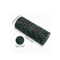 Raised Ridges Foam Massage Roller Nodules Textured Foam Roller Speckled Finish Fitness Accessory High Density
