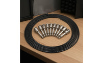 Solderless Guitar Connection Cable Kit 3 M Guitar Cable Kit Cylindrical Plug Instrument Wire