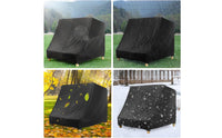 Waterproof Double Chaise Lounge Cover Heavy Duty Chaise Cover with Zipper Weatherproof Weather Resistant for Poolside, Backyard, Deck