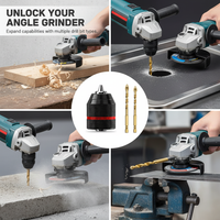 Keyless Drill Chuck Adapter for Angle Grinder Electric Wrench Conversion