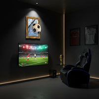 3D Sports Wall Sticker Self 3D Sports Wall Decal Peel and Room Decoration for Children, Teens, Bedroom