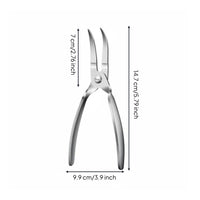 Chicken Feet Deboner 304 Stainless Steel Claw Deboning Forceps Non Slip Grip