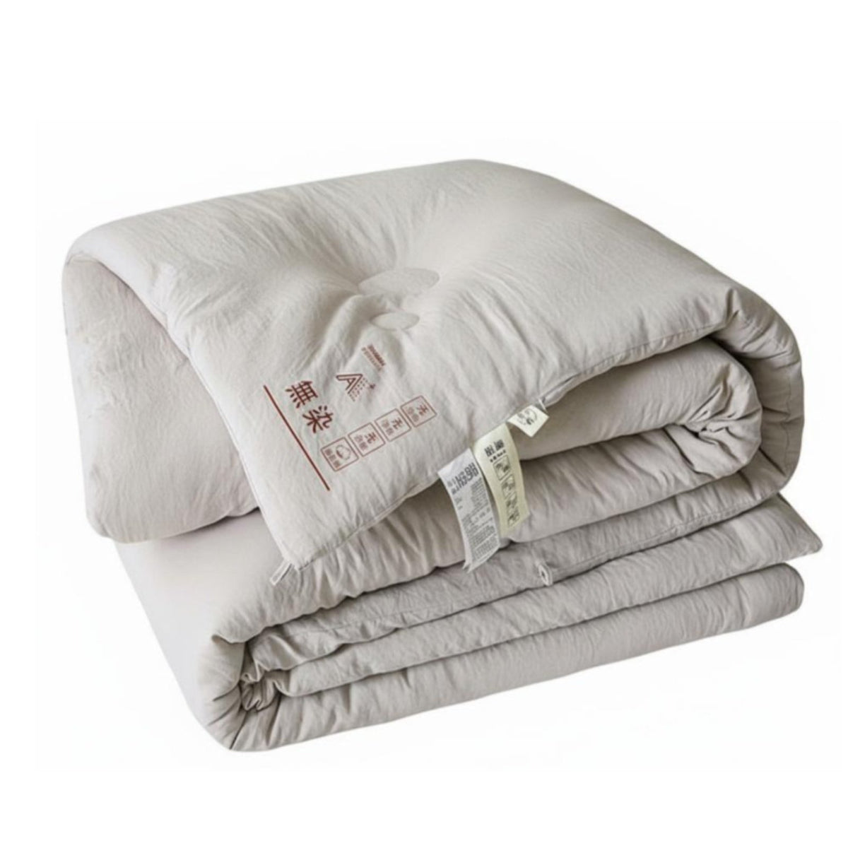 Quilt Insert Soybean Fiber Filling Quilted Bedspread Undyed for Bedroom, Parents
