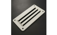 Easy to Install Nylon Vent with Mounting Holes Rectangular Louvered Vent Compact Outlet Lightweight for Boat Owners, Boats, Cabins