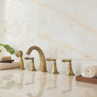 5 Pieces Bathtub Faucet Assembly Metal Bathtub Faucet with Handheld Shower Bath Tub Spout for Bathroom