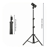 Tripod Hair Dryer Holder Metal Floor-Standing Hair Dryer Holder Clamp-Style