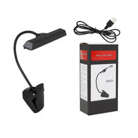 Attachable Music Stand Light Flexible Sheet Music Light Portable USB Replenishable LED Lamp