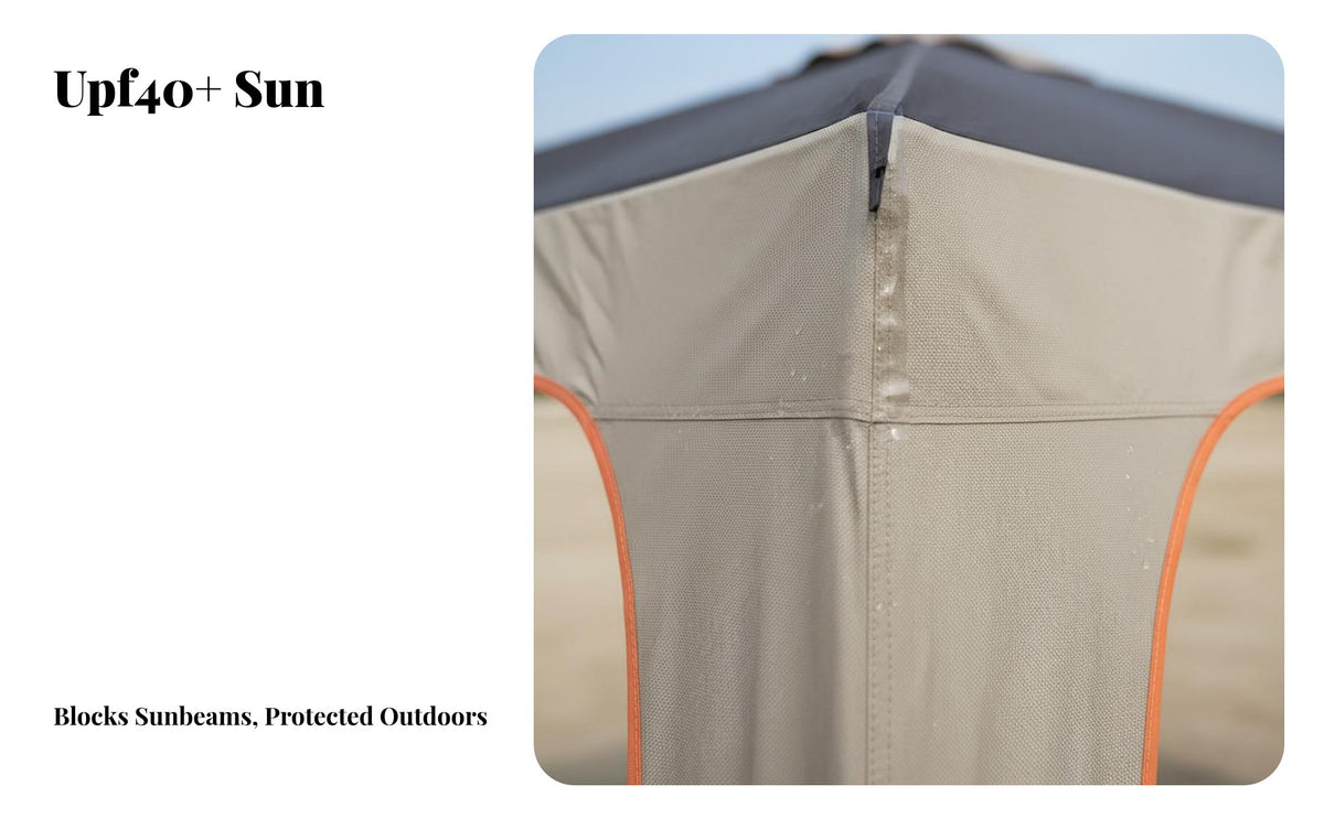 Hexagonal Camping Tarp sunlight Protection Car Side Awning Waterproof sun cover for Beachgoers, Families, Barbecues, outdoor meals, Backyard Gatherings