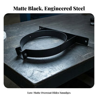 Chimney Pipe Support Bracket | Matte, Heat Resistant, Flue Pipe Support Bracket, for Workshops