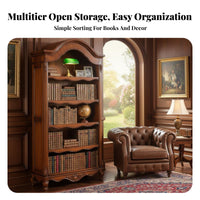 Multi-Tier Open Shelving Unit Freestanding Multi-Tier Standing Rack Sturdy hard-wearing shelving unit for Book Lovers, Students, Study Room, Library, Bedroom