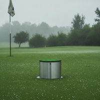 Golf Cup with Turf Topped Putting Receptacle Hole Cup Weatherproof for Backyard