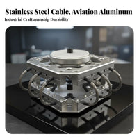 Shockproof Wire Rope Shock Absorber High Stability Vibration Isolator Gimbal Platform Collision Resistant Wire Rope Isolator 304 Stainless Steel for Footage Graphers, Film Professionals, Vehicle Filming, Instrument Protection, Sky Photography