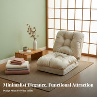 Space-Saving Tatami Design Sofa Bed Multi-Functional Foldable Floor Sofa Bed Double-Layer Padding Padded Tatami Lounger No Assembly Required for Students, Young Adults, Small Apartment, Bedroom, Dorm Room, Reading Nook
