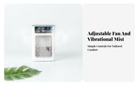 Mini Water Air Conditi Single R Cools & Humidifies Mini Air Conditi Single R Fan Several Fan Velocities Speeds Personal Water-Based Chiller for Adults